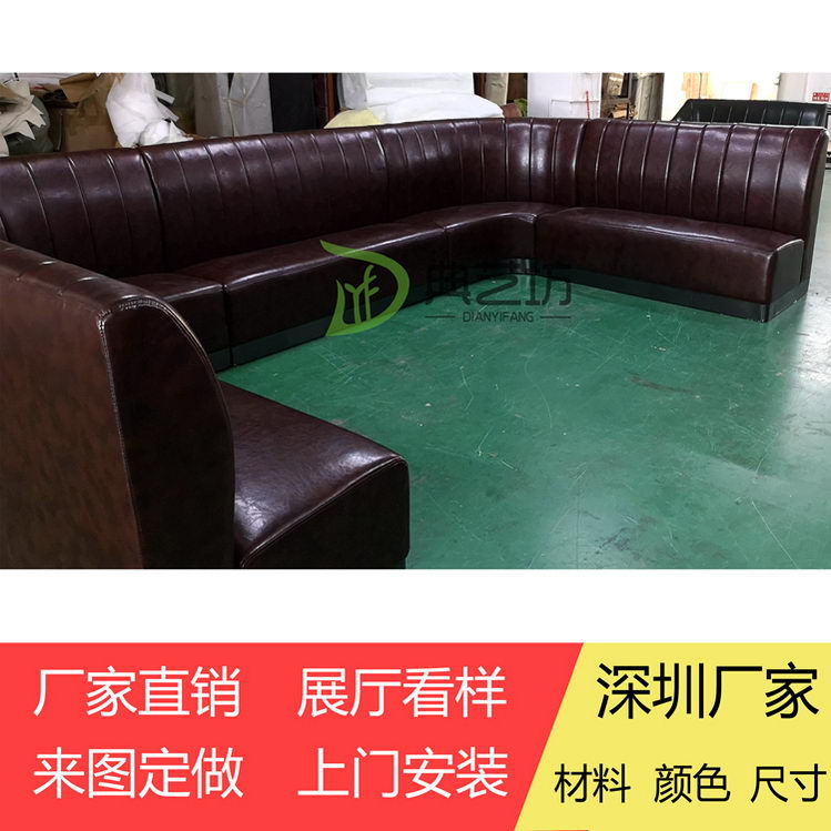 私人KTV影院沙发弧形沙发深圳家具厂定做实拍图